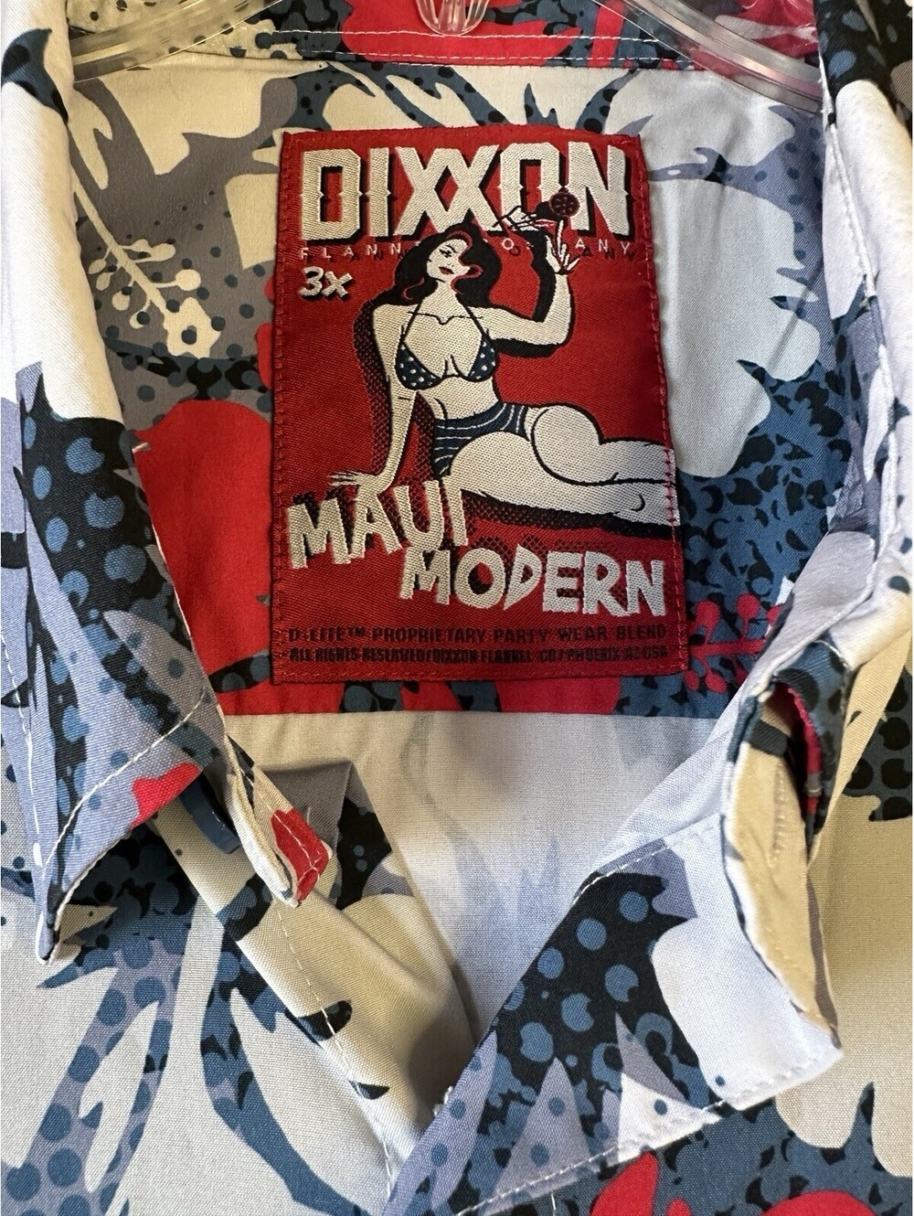 Dixxon Flannel Maui Modern Floral Short Sleeve Button Up 3XL